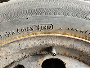 Plechové disky 5x112 + zimné pneu 195/65r15 - 5