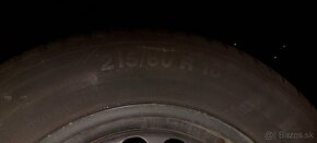 Predam zimne pneu. na diskoch 215/60R16 - 5