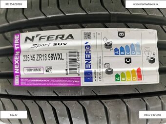 Škoda Superb 3 letný komplet 235/45 R18 ET44 1241 - 5