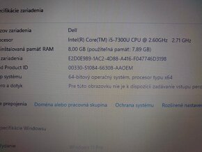 Dell Latitude 7280 , Intel® Core™i5 , 8gb ram , ssd , Win 11 - 5