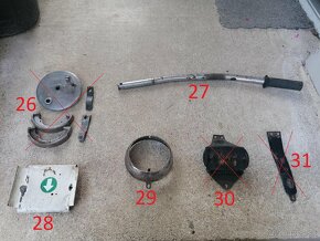 Predám náhradné diely na Jawa 555,20,21,23 pionier,mustang - 5