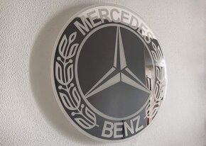 Predám Led zrkadlové logo(obraz) Mercedes-benz - 5