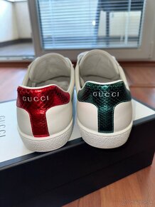 Gucci Ace leather low trainers - 5