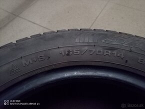 4ks zimné pneu  165/70 R14 - 5