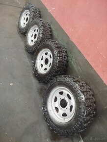 Predám offroad sadu kolies 6x139.7 aj s pneu 235/70 R15 T3 - 5