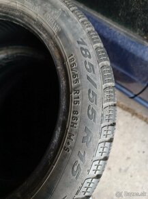 Predam 2ks zimne 185/55 r15 PIRELLI - 5