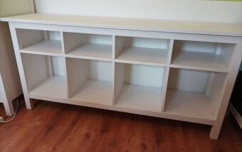 Hemnes IKEA regál biela masiv/rezervácia/ - 5