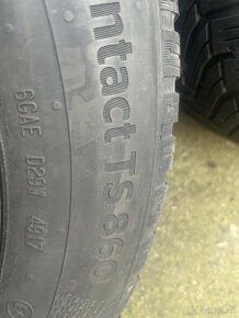 predám zimné pneumatiky 195/65 R15 s diskami 5x112 - 5