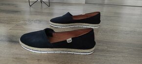 Tmavomodré kožené espadrilky veľ. 42 - 5