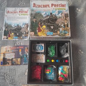 Jízdenky, prosím Evropa (Ticket to Ride) spoločenská hra - 5