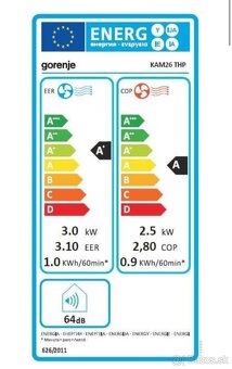 Mobilna Klimatizácia Gorenje KAM26THP - 5
