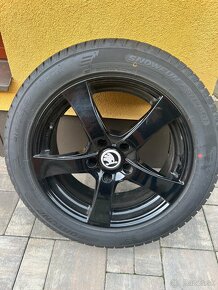 Elektrony 4x a pneu zimne 215/55 R17 - 5