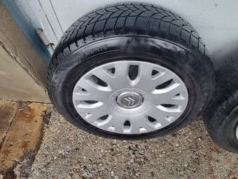 Plechové disky 4x108 R15 Citroën zimné pneumatiky - 5