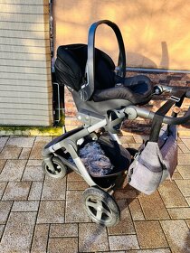 Kočík Stokke trailz terrain black melange - 5