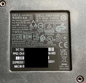 Dell dokovacia stanica WD19 s USB-C - 5