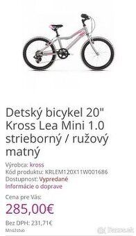 Bicykel Lea kross 20ka - 5