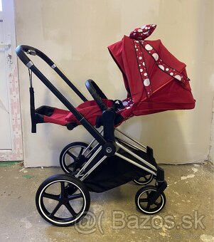 Športový kočík Cybex Priam Chrome Black - Petticoat Red - 5