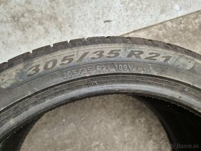 305/35 r21 zimné 2 ks PIRELLI dezén 6,4 mm DOT2021 - 5