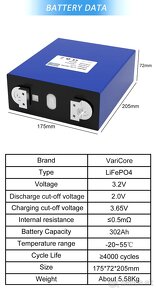 LiFePO4 Battery 302ah - 5