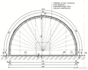 Konštrukcia oblúkovej haly 15x43x8,7 m - 5