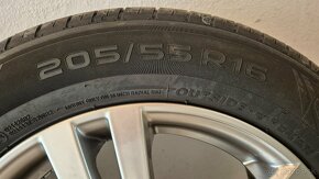 Predám nové 16" disky a nové pne NOKIAN, rozmer 205/55 R16 - 5