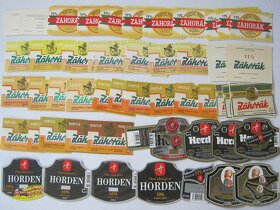 pivní pivné etikety pivovar Trnava 206ks 1974-2003 - 5