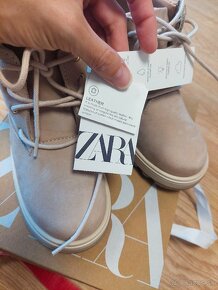 Kozene cizmy na zips Zara 28, 18cm leather - 5