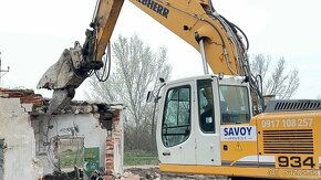 Búranie, odvoz a drvenie stavebnej sute, zeminy, JCB 4CX - 5