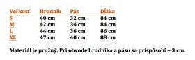 Predám nové  spoločenské šaty bordové xs, s - 5