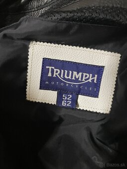 Kožená Bunda Triumph na motorku - 5