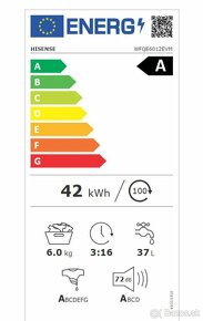 Práčka Hisens, nová, nepoužita, len robalena - 5