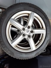 Predám na Audi A6, VW, zimné disky 225/55/17,  17tky.Pirelli - 5