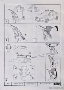 Predám strešne nosiče na Ford Focus MK3  .original diel - 5