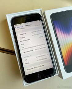 Iphone SE 2022 64GB midnight - takmer nový - 5