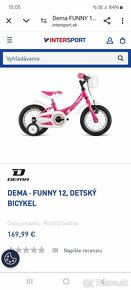 Predám,  detský bicykel Funny Dema - 5