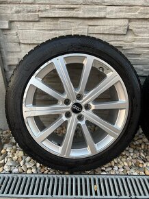 5x112 R19 Original Audi disky + 225/50R19 zimné pneumatiky - 5