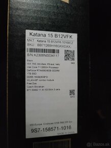 MSI Katana 15 B12VFK - 5