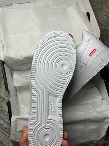 Air Force 1  Supreme white (biele) 44 - 5