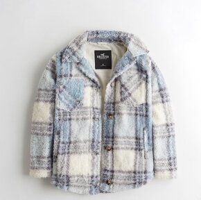 HOLLISTER - Teddy Sherpa Cardigan / Kabátik (XS/S) - 5