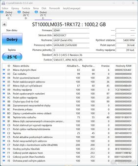 Pevny disk 2.5" Seagate Mobile 1TB - 5