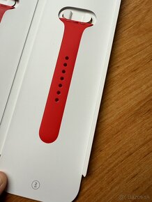 Apple Watch 44/45/46mm RED Sport Band remienok S/M/L - 5