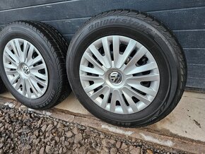 Zimná Sada 5x112+Zimné Pneu Bridgestone 195/65 R15 - 5