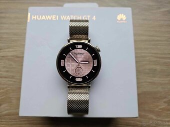 Huawei Watch GT 4 41 mm Gold Milanese Strap,ako nove,zaruka - 5