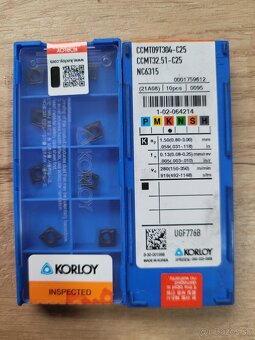 Korloy tk platky - 5