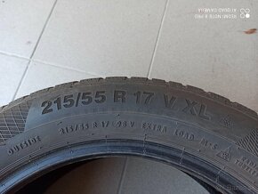 zimne pneu Continental 215/55 R17, 2 kusy - 5