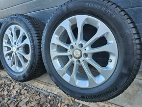 Zánovná Zimná Sada Mercedes GLA W156+Continental 215/60 R17 - 5