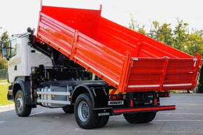 SCANIA R380 - 4X4 TROJSTRANNÝ SKLÁPAČ + HYDR. RUKA - EU-4 - 5