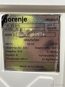 Truhlicová mraznička Gorenje - 5