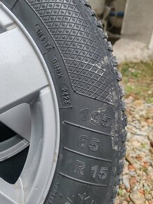 195/65 5x100 R15 zimna sada - 5