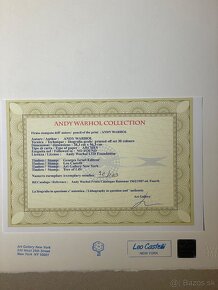 Andy Warhol "Pele" Limitovaná edícia_Číslované_Certifikát - 5